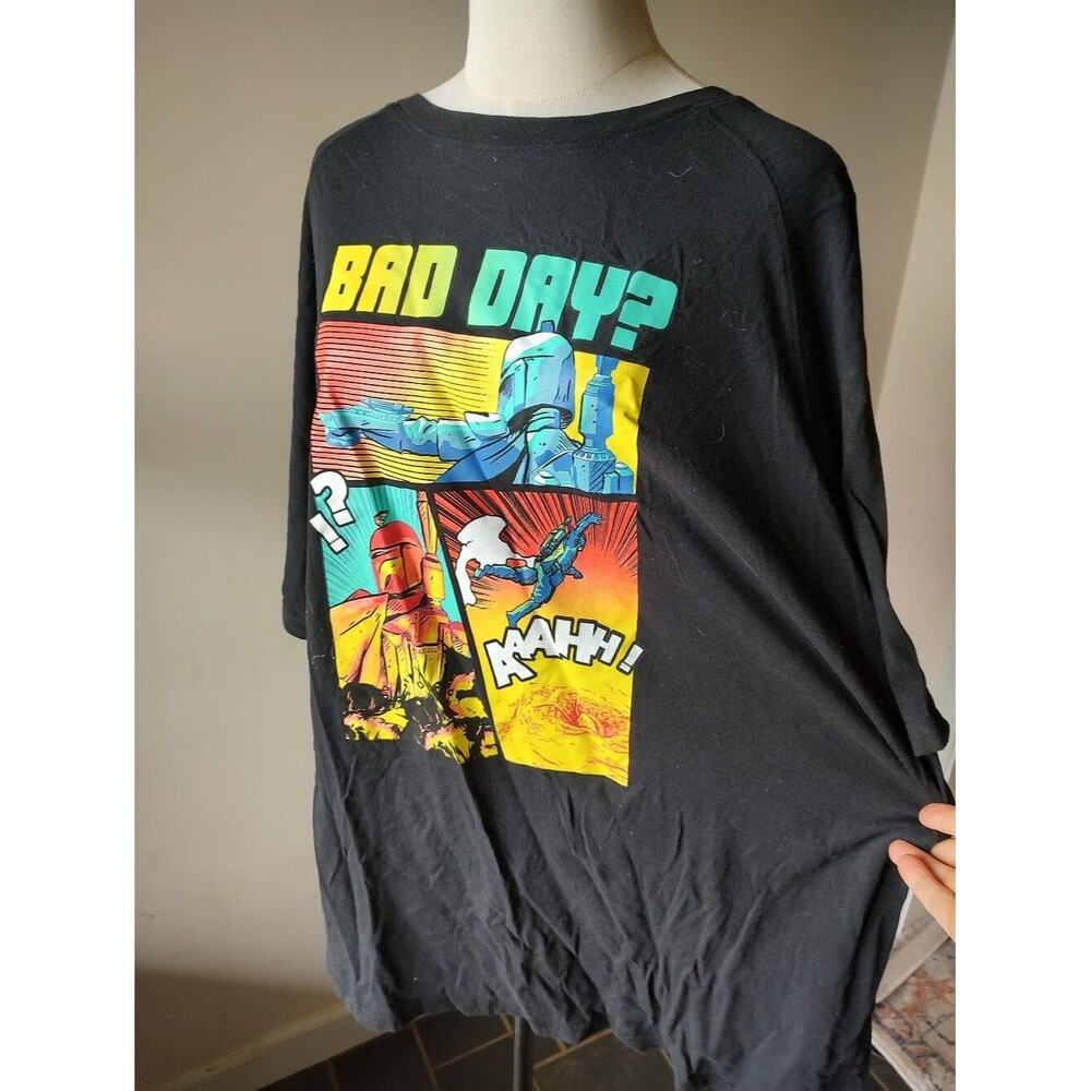 Disney Black 'Bad Day?' Comic-Style Graphic Tee XL